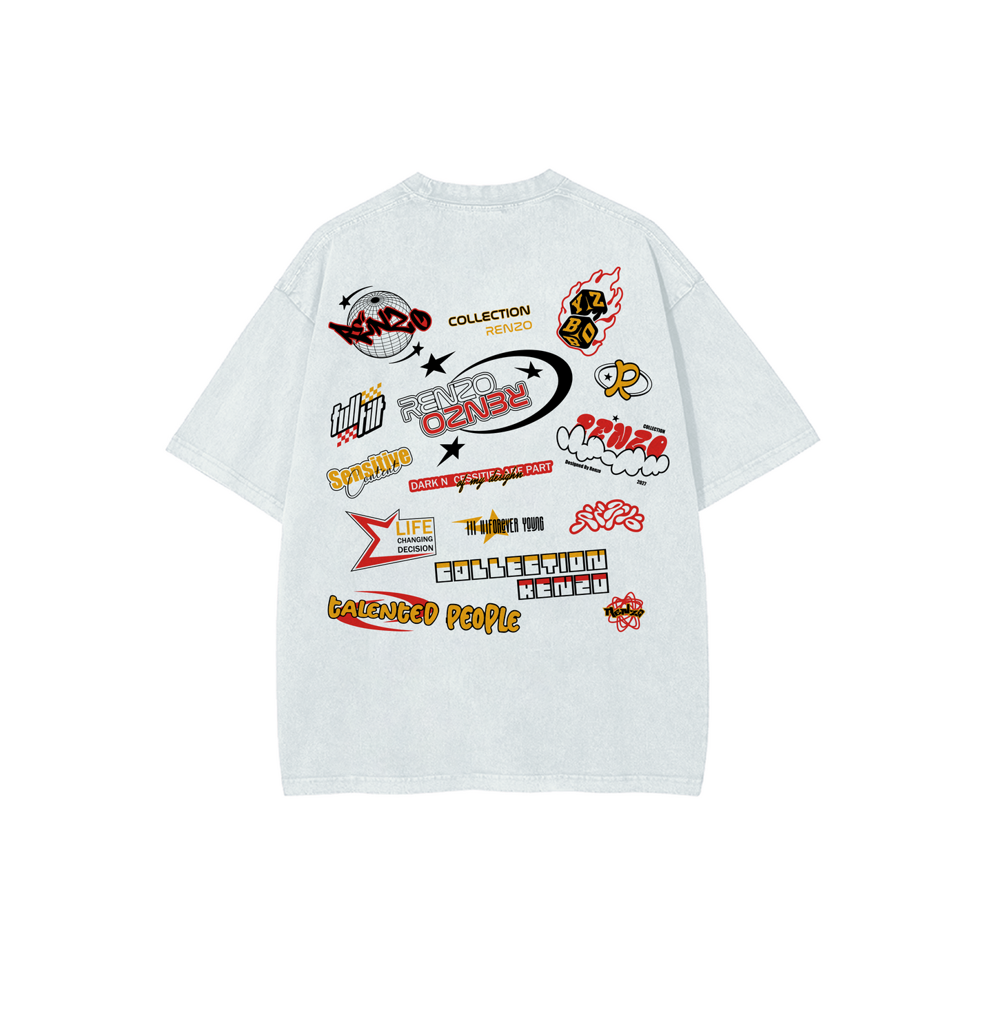 Sticker bomb tee
