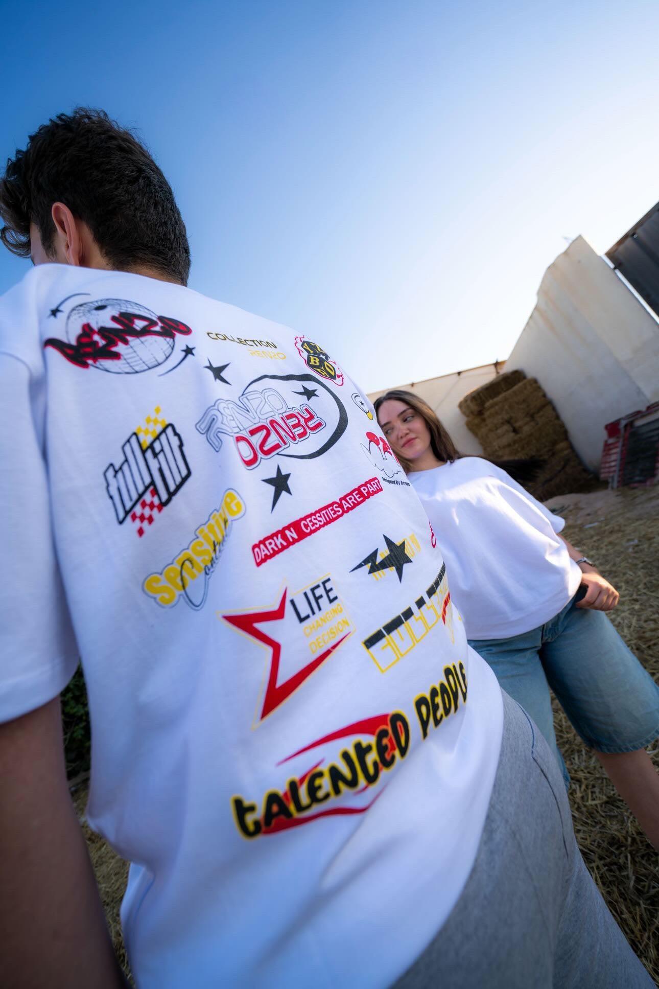 Sticker bomb tee